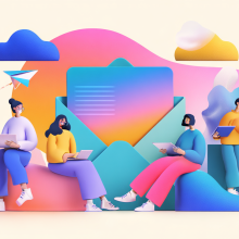 Email Marketing Automation Illustration